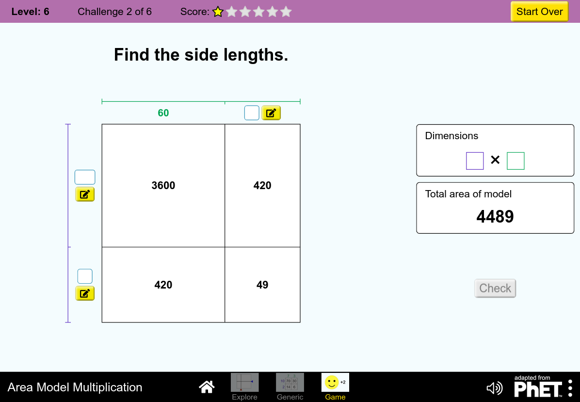 Multiplying With The Area Model grades 4 5 